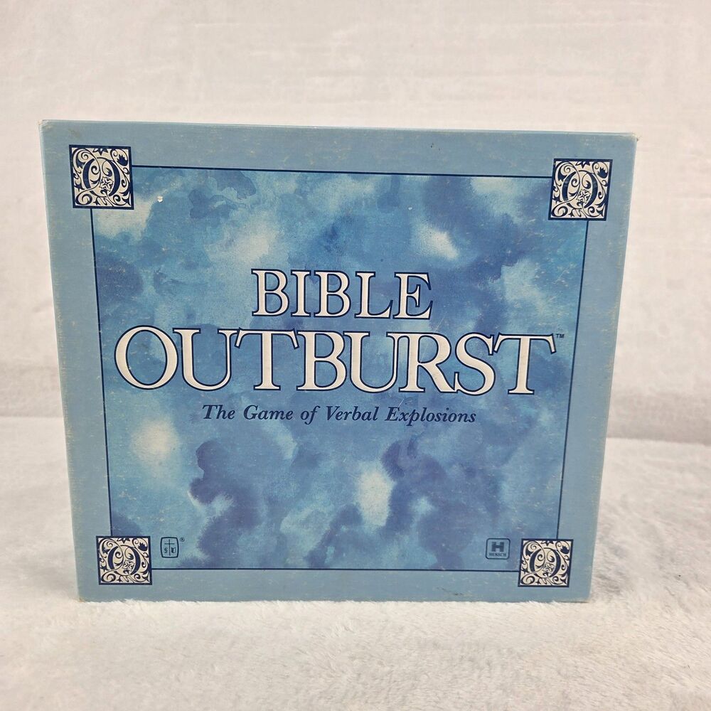 1989‎ Bible Outburst Board Game Hersh Complete Christian Party Game